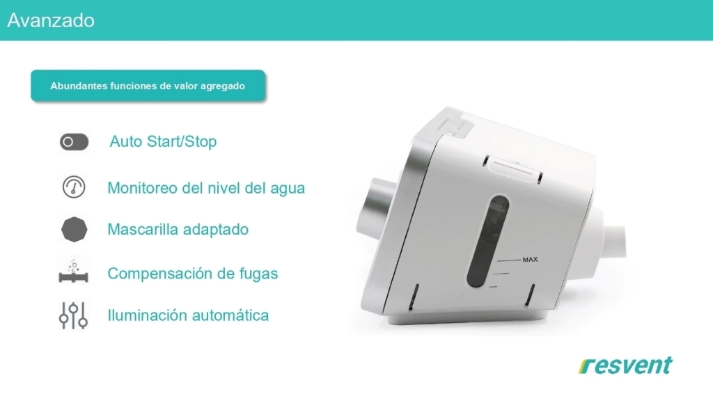 CPAP Modelo Ibreeze 20C Marca Resvent - Imagen 8